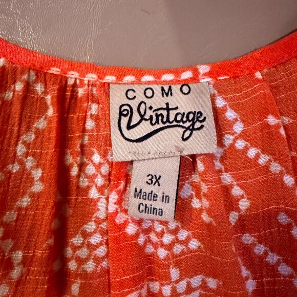 3X Como Vintage Blouse - Picture 3 of 6